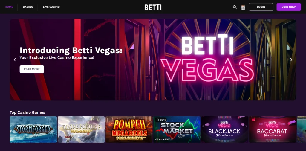 Betti Casino Image