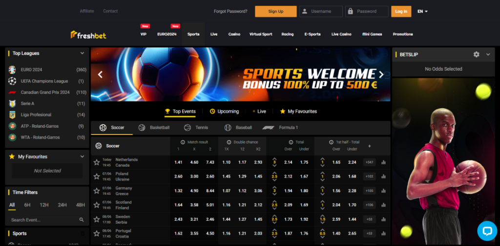 Freshbet Sportsbook