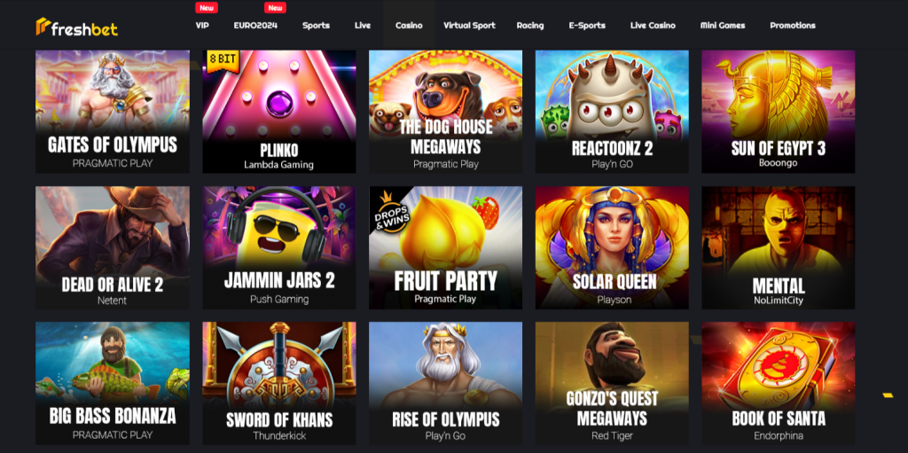 Freshbet slots